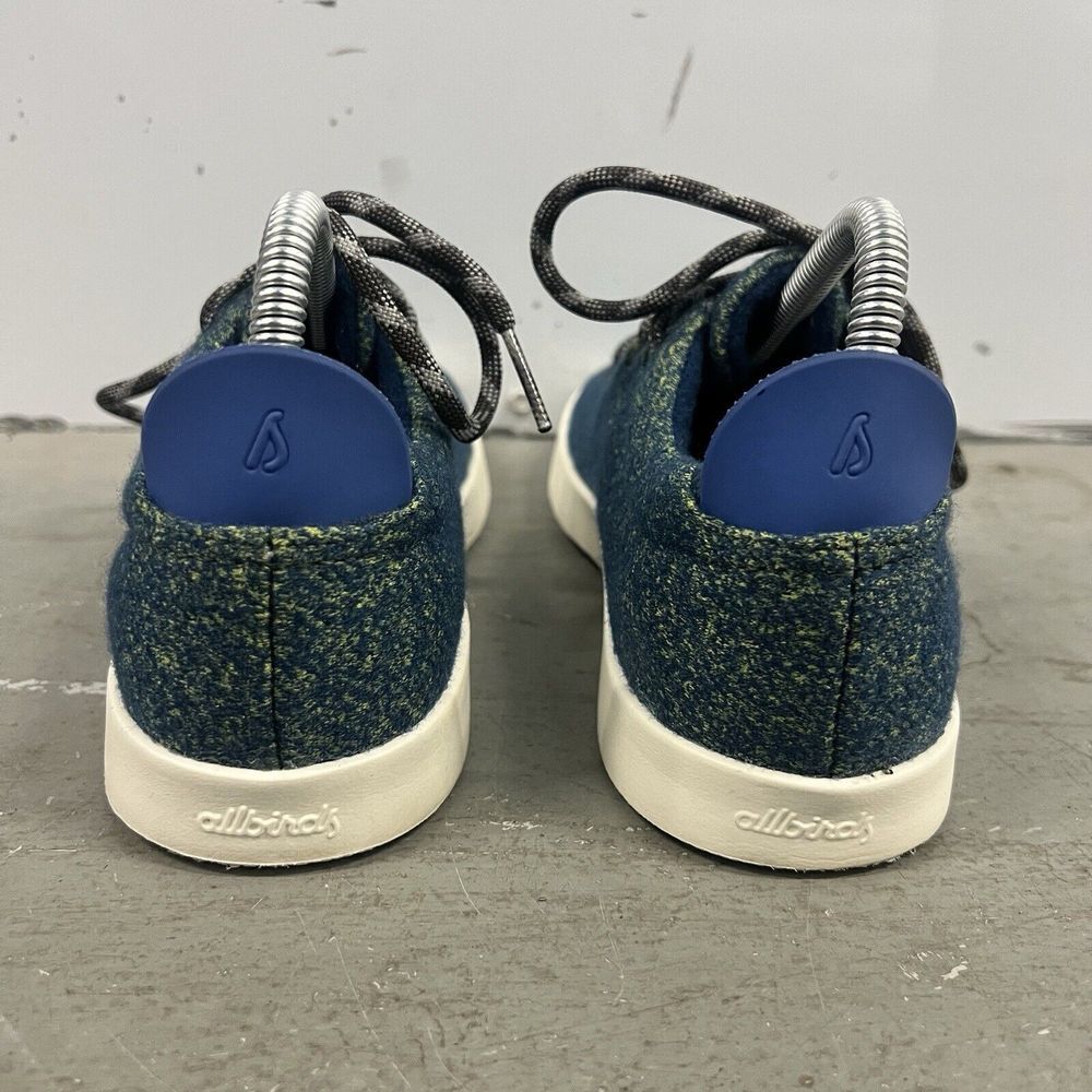 Allbirds Wool Runner Women‎ Size 8 Shoes Green Lace Lace Low Top Sneaker - Picture 3 of 8